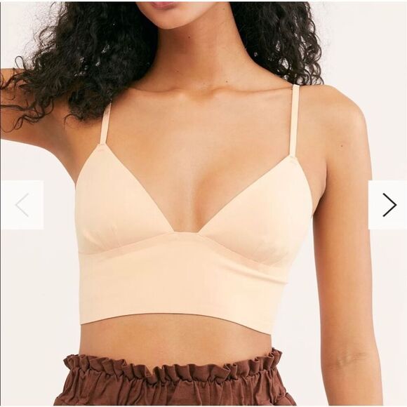 NWOT Free People Intimately Nude Neo Longline Seamless Convertible Bralette - Si - Picture 6 of 8